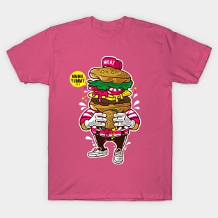 I Love Burgers Man T-Shirt